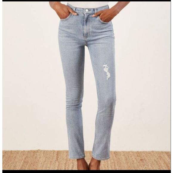 Reformation Denim - Reformation 27 NWT Hepburn High Rise Skinny Jeans